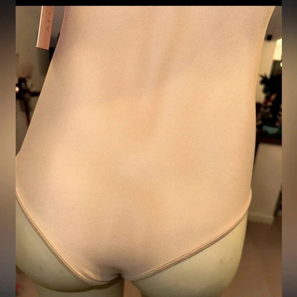 Kathy blush Lace and mesh Bodysuit Lingerie padded Push-Up teddy size S-M - Picture 9 of 14